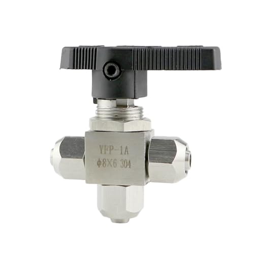 Manguera de poliuretano de 12x10 mm y válvula de 3 vías para gas y aceite 2