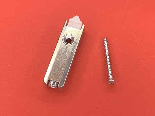 Maco Türschnäpper Balkontürschnäpper silber 20010 52502 27484 mit Befestigungsmaterial