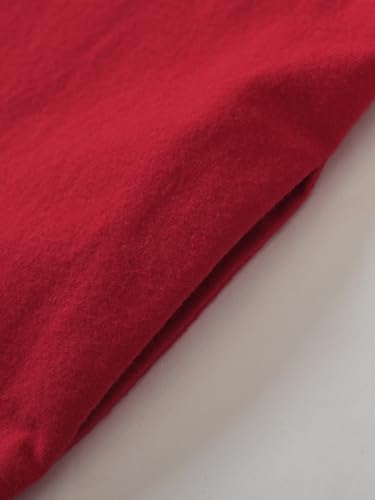 Latuza Women's Long Flannel Nightgown 3/4 Sleeve Cotton Nightgown with Pockets3