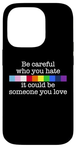 Be Careful WHO YOU HATE IT MIME �X�}�z�P�[�X iPhone 14 Pro �p