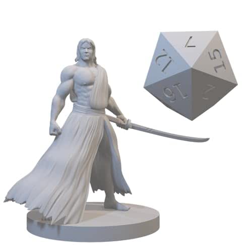Humanoids Miniatures For DND Pathfinder RPG Unpainted Resin...
