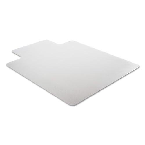 Alera Studded Chair Mat for Flat Pile Carpet, 36\" x 48\", with Lip, Clear - Thumbnail 4