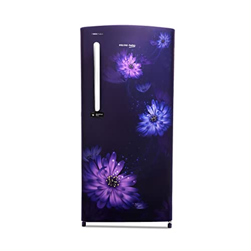 Voltas Beko ‘A Tata Product’ 245 L 3 star Made-in-India Direct cool Refrigerator (RDC265C60 / DBEXXXXSG, Dahlia Blue)