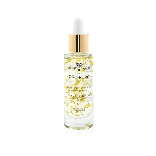 Gioiello Liquido Elixir with 24 Kt Gold Oils, Anti-dark spots Face and Body, 7 Concentrated Oils, Vitamin E - Image 2