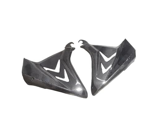 Cache réservoir CBR650R en carbone véritable pour protéger les flancs du cadre