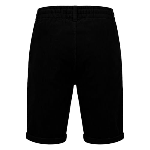 Image of Cambkatl Straight Leg Corduroy Shorts for Men Summer Versatile Outdoor Casual Stretch Lounge Shorts with Pockets