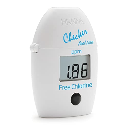 Hanna Instruments Medidor mini Fotómetro Checker HC cloro libre o cloro total (hasta 2,50 mg/L), piscina, spas, agua potable Cover