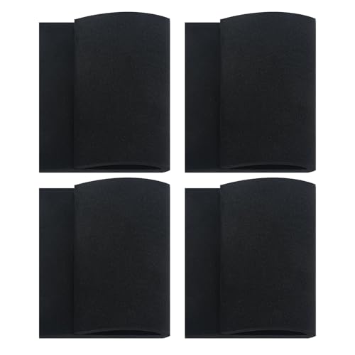 Ripeng 4 Pcs 12 x18 x5/8 Air Filter Foam Sheet Material 60 PPI for Motorcycles, Dirt Bikes, Classic Cars, ATV, UTV, SXS, Small Engines