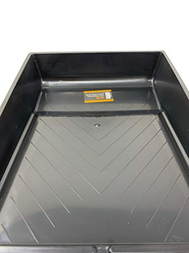 Grip Tight Tools Heavy Duty Plastic Paint Tray with Legs, 11-Inch (Black)