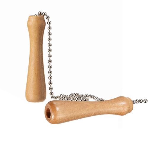 Image of Baseball and Baseball Bats Ceiling Fan Pull Chain Ornaments Extender,with 12 inch Silver Bead Chain Fan Pulls
