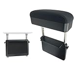 VeloLink Arm Rest for Car,Car armrest Car arm Rest,Seat Gap Storage Box,Car Seat Gap Filler Organizer,Forearm Wrist Support Adjustable Armrest,Car Central Liftable Armres Storage Organizer Box Black