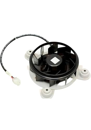 Image of Copper Dc Fan Motor 12V Compatible For Whirlpool Refrigerator Double Door. 3 Wire White And Black MKD By SRI KEERTHI PRIYA SPARES