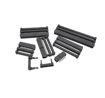 Home - 10Pcs FC Female Header Pitch 2.54mm/2.0mm/1.27mm 6P8P-50 Pin IDС Ѕосkеt Crimping Connector FC IDС Ѕосkеts For Flat Ribbon Cable (Pitch 2.0mm 8P)