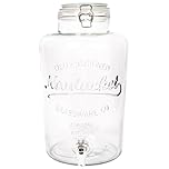 Rink Drink 8.7L Drinks Dispenser with Tap - Large Home Kitchen Outdoor Chrome Tap Water Dispensing Jug Indoor Juice Punch Bottle for BBQ, Party, Picnic, Events, Buffets