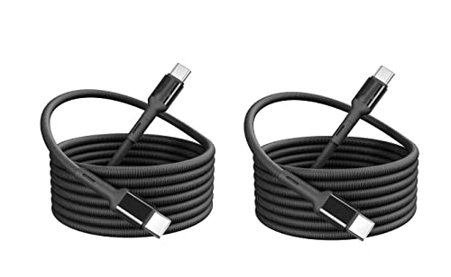 ExtremeCases Compatible for Consumer Cellular ZTE ZMAX 5G Z7540 2X 4FT USB C to C Fabric Charging Cable (C to C Cable)