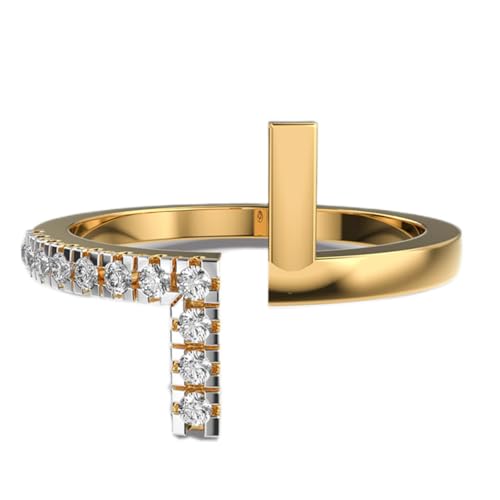 Bague en argent moissanite faite main en vigne de luxe plaqué or pour femme