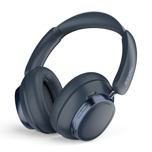 Image of Noise Airwave Max 6 Wireless Bluetooth Headphones (2026 Launch), Hi-Res LDAC Audio, Adaptive ANC 45dB, 120H Battery, Low Latency 80ms, Deep Bass, Over-Ear Noise Cancelling Headphones (Cobalt Blue)
