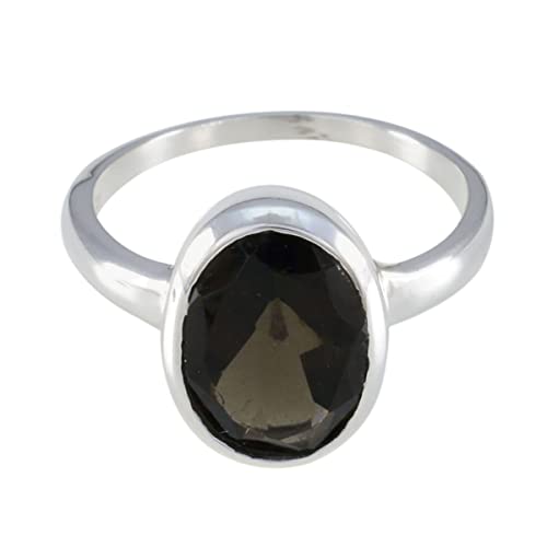 Bague en argent sterling 925 de forme ovale à porter lors de vos soirées
