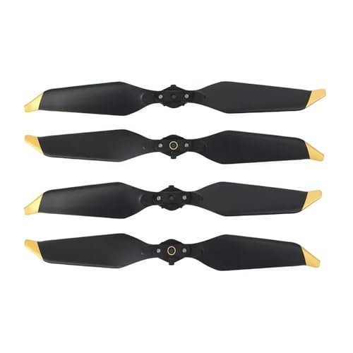 Hélice pliable 8331F à faible bruit en fibre composite dorée pour drone performant