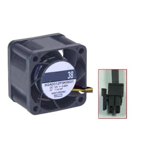 Ventilador de refrigeración miniatura de 38 mm con cable de 4 hilos 2