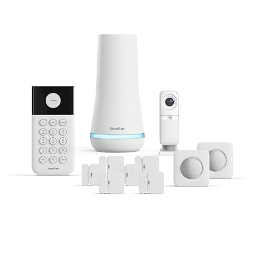 SimpliSafe 11 Piece Wireless Home Security System Gen 3 with Wireless Indoor HD Camera - Optional 24/7 Professional Monitoring - No Contract - Compatible with Alexa and Google Assistant,White - Image 3