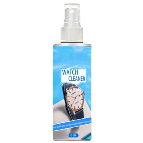 Spray Limpiador de Relojes,Limpiador de Diamantes de Joyería,Limpiador de Joyas de Diamantes,Solución De Limpieza De Joyas,Limpiador de Joyas de Plata Oro,Limpiador de Joyas,100 ml