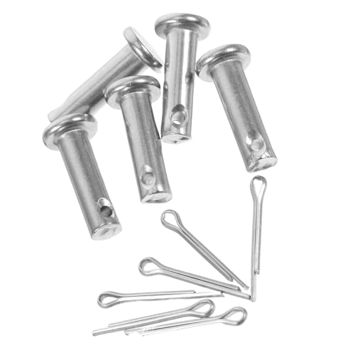 SEWOART 1 Réglage De La Goupille En Acier Inoxydable Avec Trou B Type À Tête Plate Cylindrique Rapide Et Facile À Installer Facilite Pour Fournit Une Connexion Sécurisée Et Stable