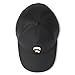 KARL LAGERFELD Paris Women's Tape Brim Karl Character Head Logo Cap, Black_logotape