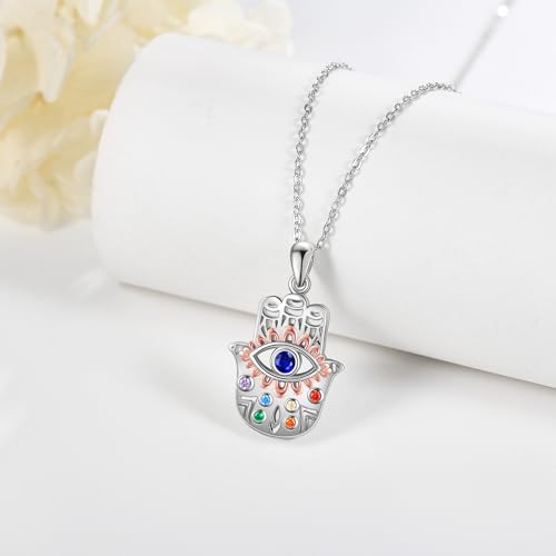 Stethoscope/Paw Print/Opal/Rose/Heart Honey/Sunflower Urn/Sister Necklace S925 Sterling Silver Pendant Jewelry Necklace Christmas Gifts for Women Girls4