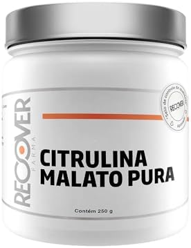 L-Citrulina Malato em Pó 100% Pura 250g COM LAUDO - Recover Farma