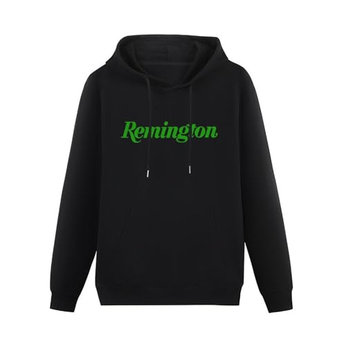 TANYOUPIN Remington Firearms Logo Men's Black Hoody Black 3XL