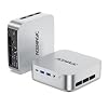 ACEMAGICIAN M1 Mini PC AMD Ryzen 7 6800H 16GB DDR5 512GB PCle SSD Mini Computadoras (8C/16T, hasta 4.7GHz), Windows 11 Pro Radeon 680M 4K Triple Display Computadoras de escritorio 3.2 Type-C/LAN 2.5G