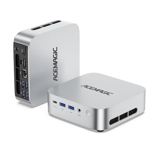 ACEMAGICIAN M1 Mini PC AMD Ryzen 7 6800H 16GB DDR5 512GB PCle SSD Mini Computers (8C/16T, up to 4.7GHz), Windows 11 Pro Radeon 680M 4K Triple Display Desktop Computers 3.2Type-C/LAN 2.5G/BT5.2/WiFi 6