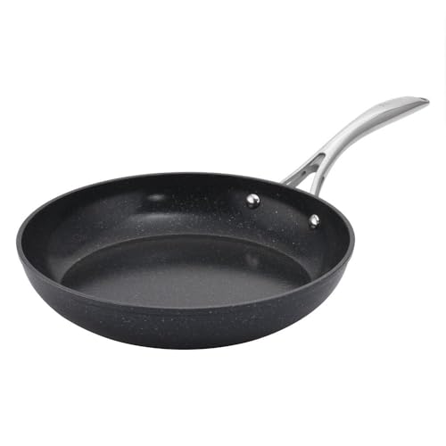 ProCook Professional Aluminium Ceramic Frying Pan - 28cm, Durable Non Stick Saute Skillet - Black, Heavy Duty Cookware