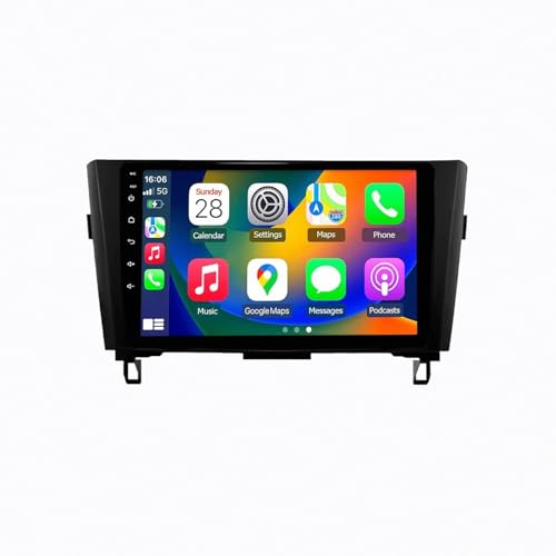 Pantalla Carplay coche inalámbrica Nissan X-Trail T32 2013-2017 con Bluetooth y Mirror Link