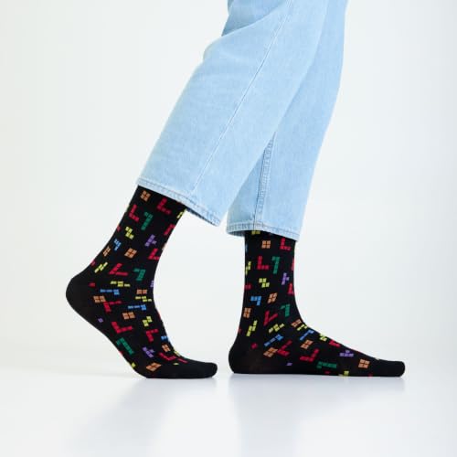 Image of Mint & Oak Long Socks For Men, Soft Cotton Calf Length Socks, Colorful Sock Gift For Men, Full Length & Odour Free, Funky Socks - Gift Box of 3