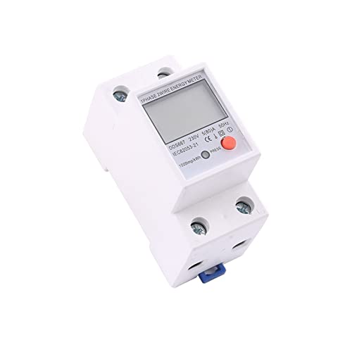 Compteur électrique KWh pour isoler la consommation d'un appareil sur rail Din 230V