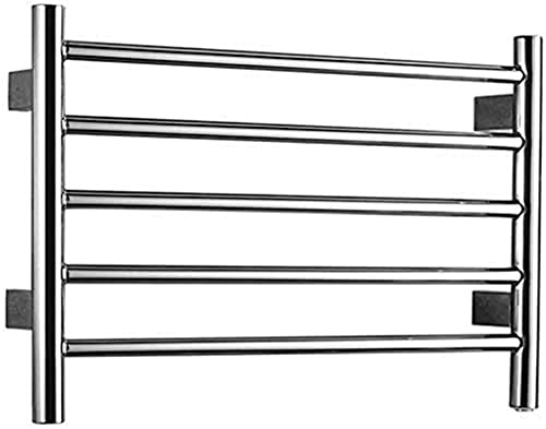加熱タオルレールレール壁掛け電気タオルラック、5バータオルウォーマー、ステンレス鋼電気タオルウォーマー、最新の第4世代タオルヒーター
