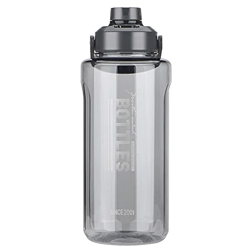 Olerd Half Gallon/64Oz Water Bottle With Handle, Leak Proof With Removable Strainer, Bpa Free Fitness 2L Sports Water Jug, Ensure You Drink Enough Water Daily For Gym And Outdoor Sports(Grey) #TOP2