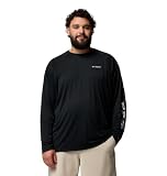 Columbia Terminal Tackle Polo à Manches Longues pour Homme Moyen Black, Cool Grey Logo - 9
