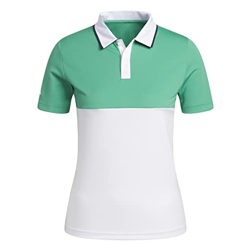 adidas Boy's Colorblock Heat.rdy Golf Polo Shirt