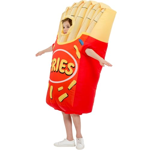 Disfraz hinchable de papas para niños miniatura 5