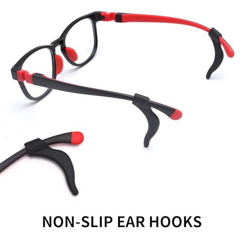 JM Kids Blue Light Glasses, Computer Gaming Grasses for Girls Boys Age 3-10, Anti Blue Ray TR90 Eyeglasses