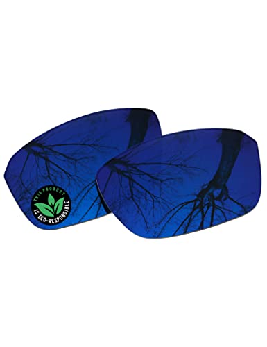Image of Raydi Polycarbonate Replacement Lenses & Nosepads for Oakley Split Shot OO9416 Rectangular Sunglasses
