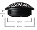 BZRK Audio RS-T150 1 Inch Dome Tweeters for Car -150 watts Each- Aluminum/Neodymium - Flush Mount Only Black/Copper