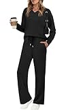 Cozy & Comfy Lounge Set: XS=US 0-2, S=US 4-6, M=US 8-10, L=US 12-14, XL=US 16-18, XXL=US 20. Crafted From A Premium Blend Of Soft And Skin-Friendly Fabric, This Women's 2 Piece Outfit Offers Exceptional Comfort And Warmth. The Cozy Loungewear Set Is ...