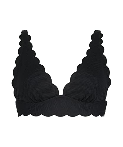 Hunkemöller Triangel-Bikini-Oberteil Scallop - Nero - S