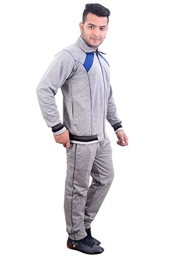 Image of V4U Boy's Light Grey Cotton Warm Tracksuit