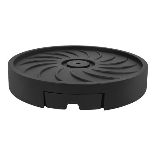 SHOWERORO Support à Plantes Roulant 30 CM roulettes Dissimulées et Bac de Récupération d'eau Intégré en Plastique Solide, pour Pots de Fleurs d'Intérieur