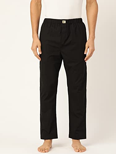 Image of Rajubhai Hargovindas Men's Pure Cotton Elastic Pyjama Lounge Pant | 100% Cotton | 2 Side Pockets |